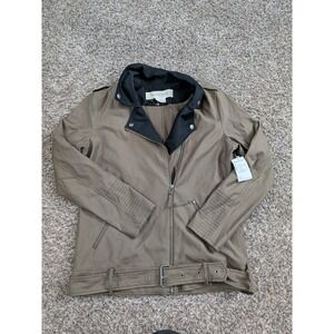 Treasure And Bond Belted Utility Flight Jacket Olive Green Medium NWT Nordstrom